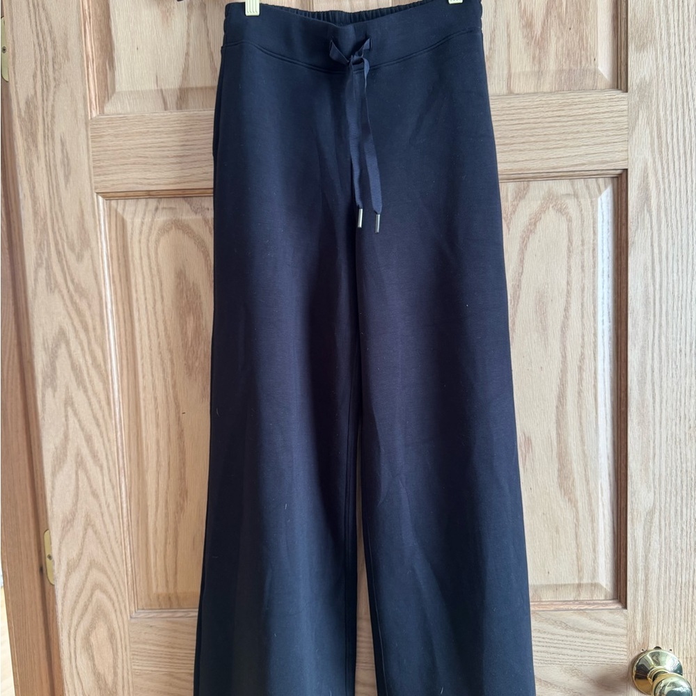 Spanx Black Wide-Leg Pants